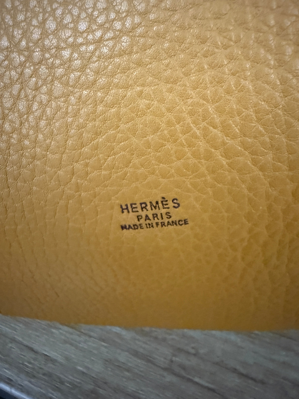 Hermès Sable Togo Market Bucket Tote Handbag ad3
