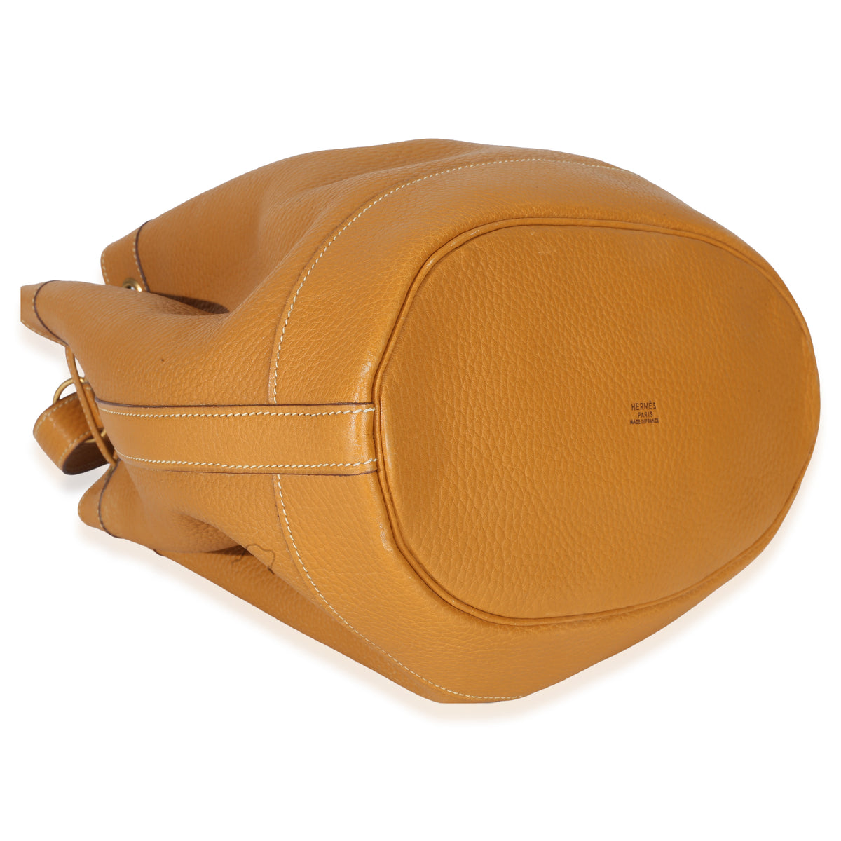 Hermès Sable Togo Market Bucket Tote Handbag clasp