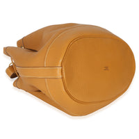 Hermès Sable Togo Market Bucket Tote Handbag clasp