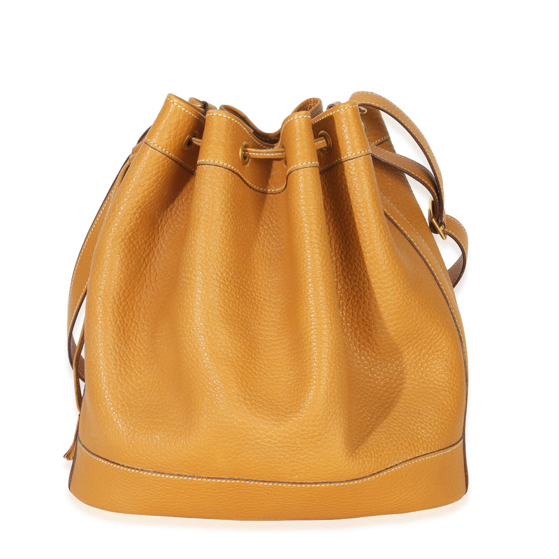 Hermès Sable Togo Market Bucket Tote Handbag fv