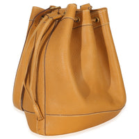 Hermès Sable Togo Market Bucket Tote Handbag pv