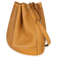 Hermès Sable Togo Market Bucket Tote Handbag sv
