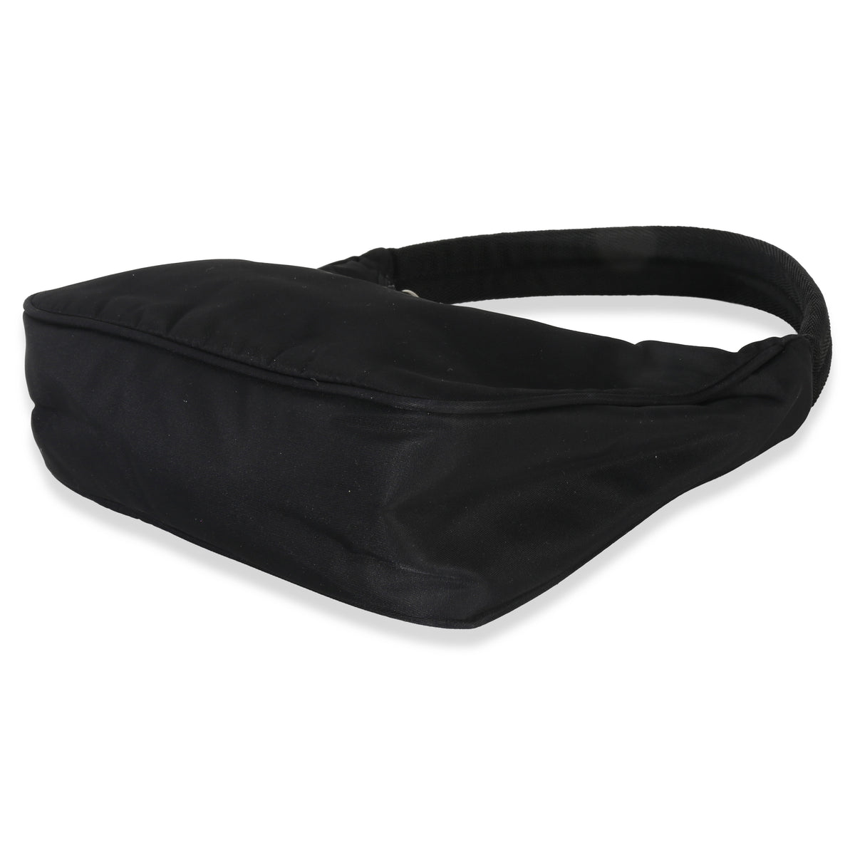 Prada Black Nylon Tessuto Mini Hobo Handbag box