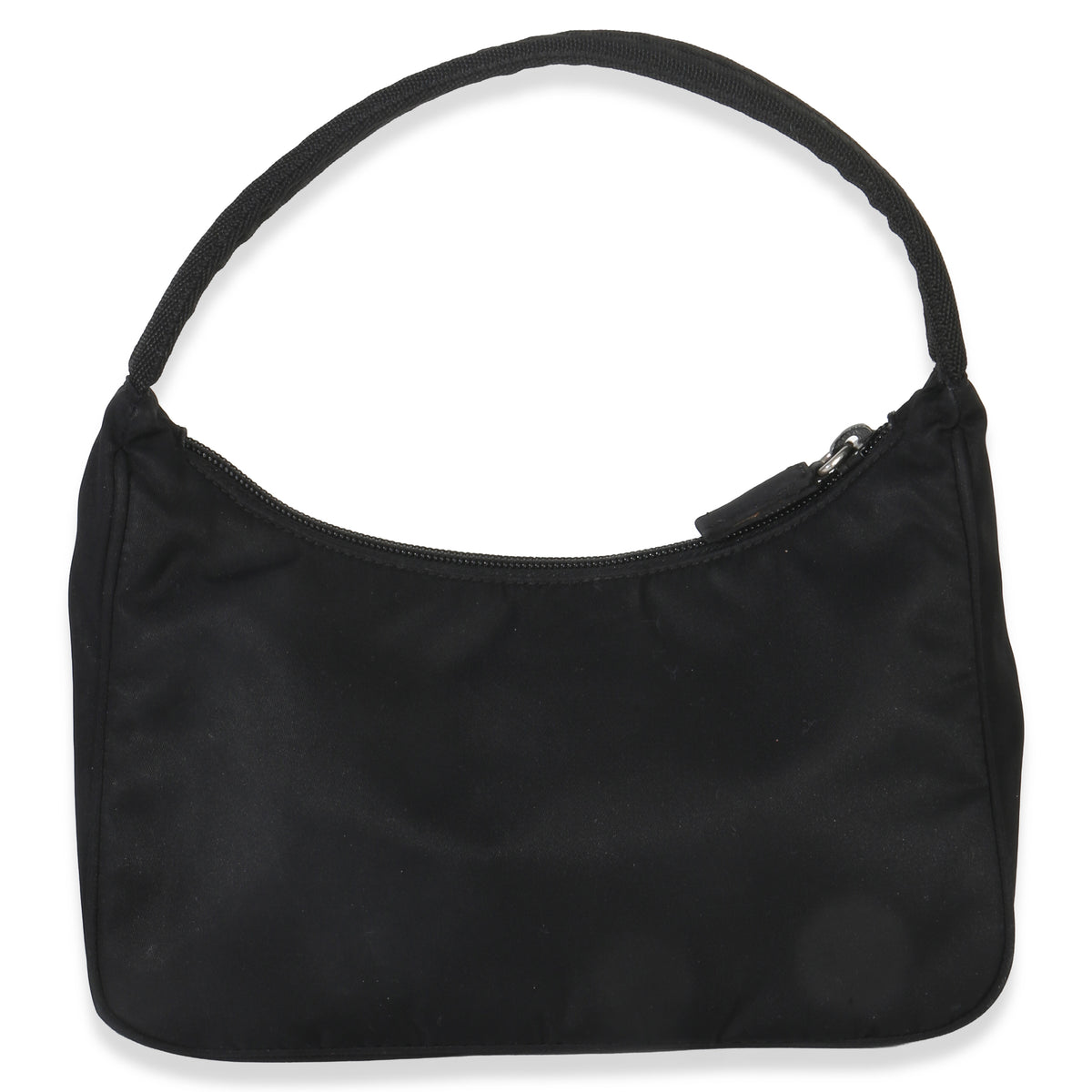 Prada Black Nylon Tessuto Mini Hobo Handbag bv