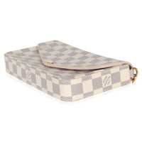 Louis Vuitton Damier Azur Canvas Felicie Pochette Handbag box