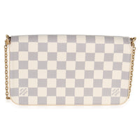 Louis Vuitton Damier Azur Canvas Felicie Pochette Handbag bv