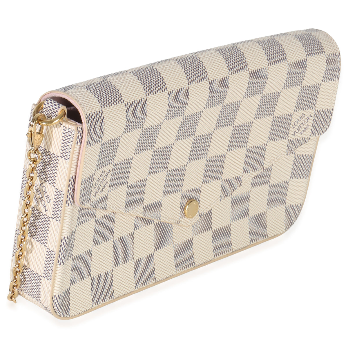 Louis Vuitton Damier Azur Canvas Felicie Pochette Handbag pv
