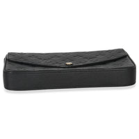Louis Vuitton Black Monogram Empreinte Felicie Pochette Handbag stamp