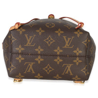 Louis Vuitton Monogram Canvas Montsouris BB Handbag stamp