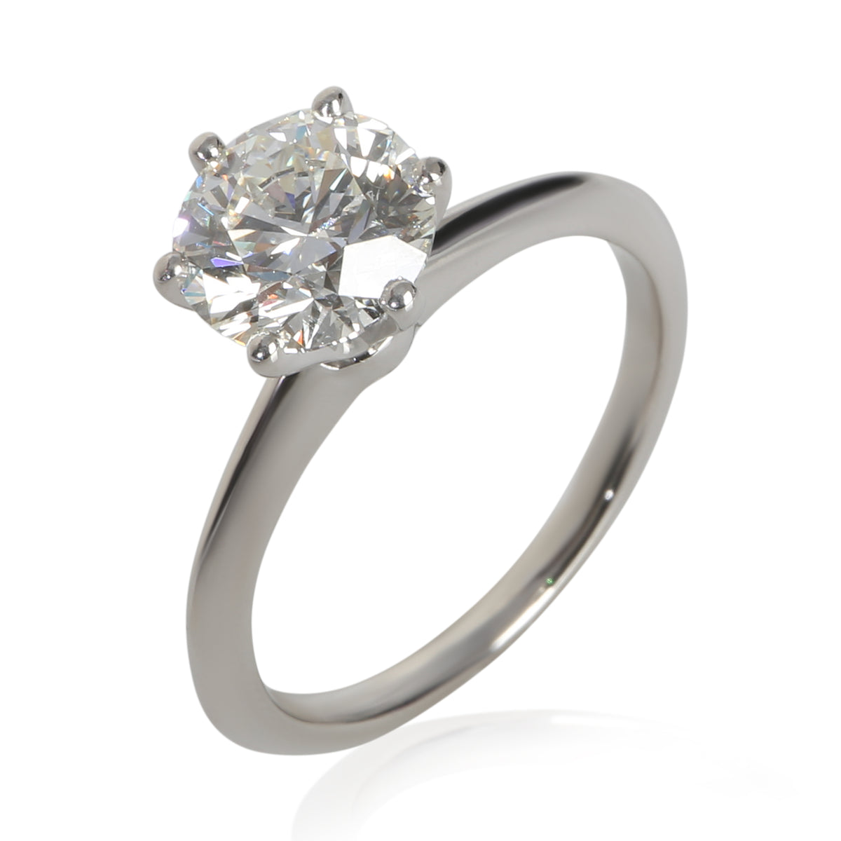 Tiffany & Co. 1.71 ct Round Brilliant Diamond Engagement Ring bv