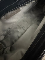 Chanel Black Quilted Square Lambskin LAX Pochette Handbag ad4