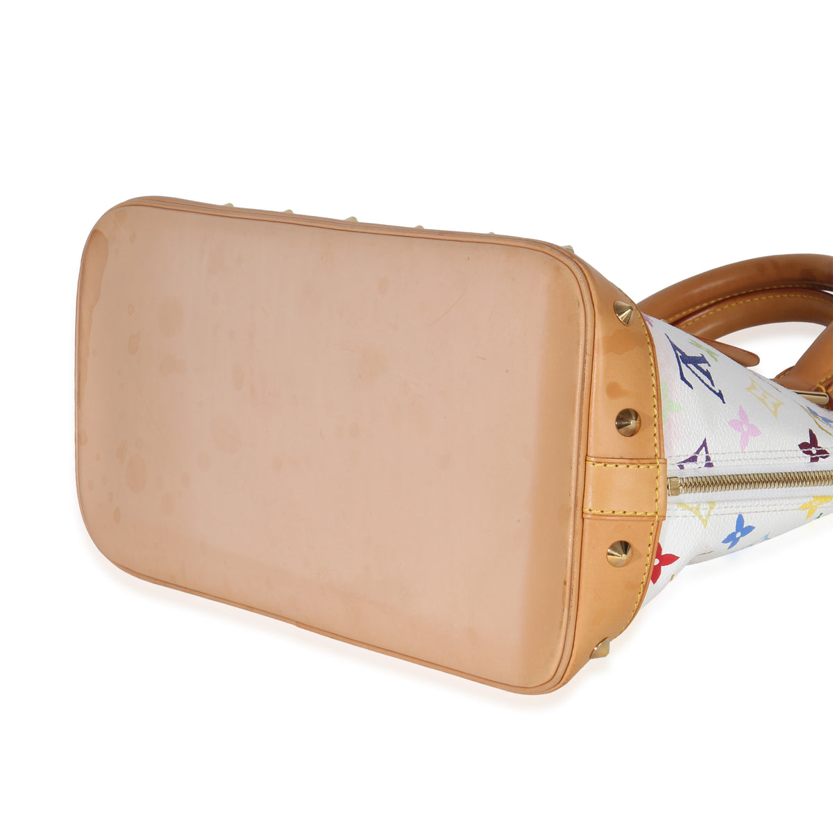 Louis Vuitton x Murakami White Multicolor Monogram Canvas Alma Handbag clasp