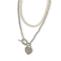 Tiffany & Co. Sterling Silver Diamond Return To Tiffany Wrap Necklace sv