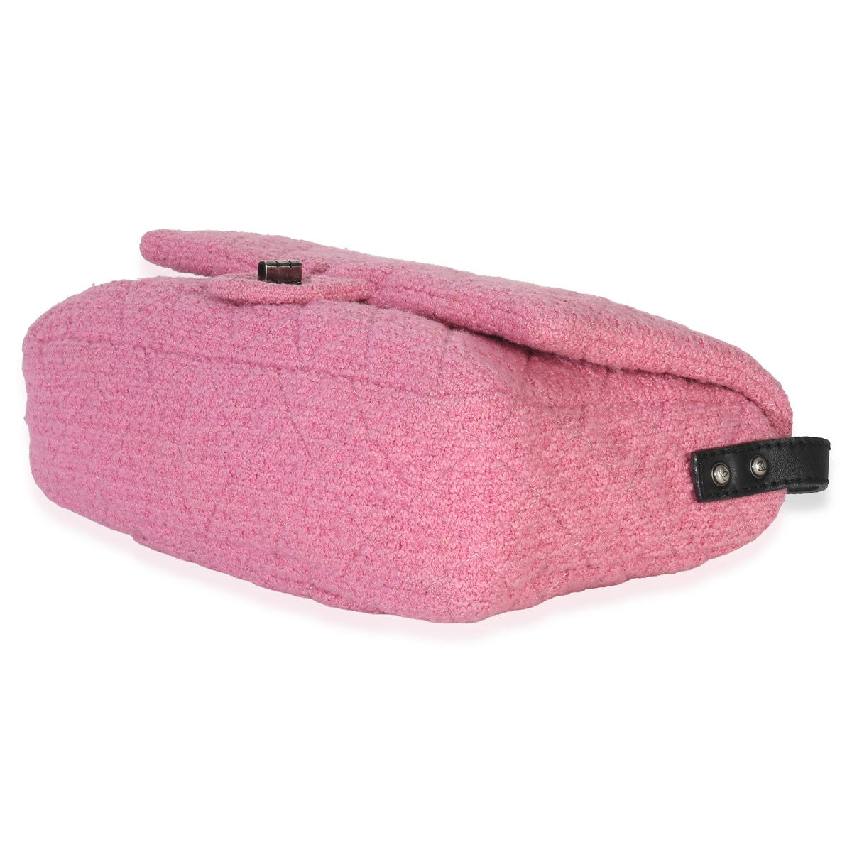Chanel Pink Easy Tweed Jumbo Reissue Messenger Flap Handbag box