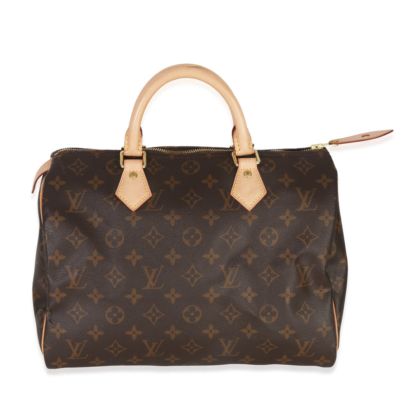 Louis Vuitton Monogram Canvas Speedy 30 Handbag fv