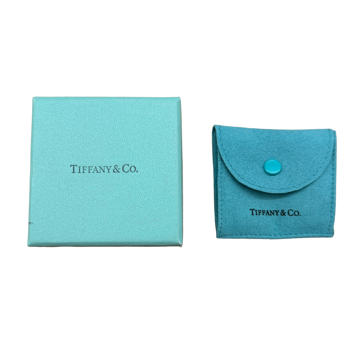 Tiffany & Co. Sterling Silver  Elsa Peretti Open Heart Pendant box