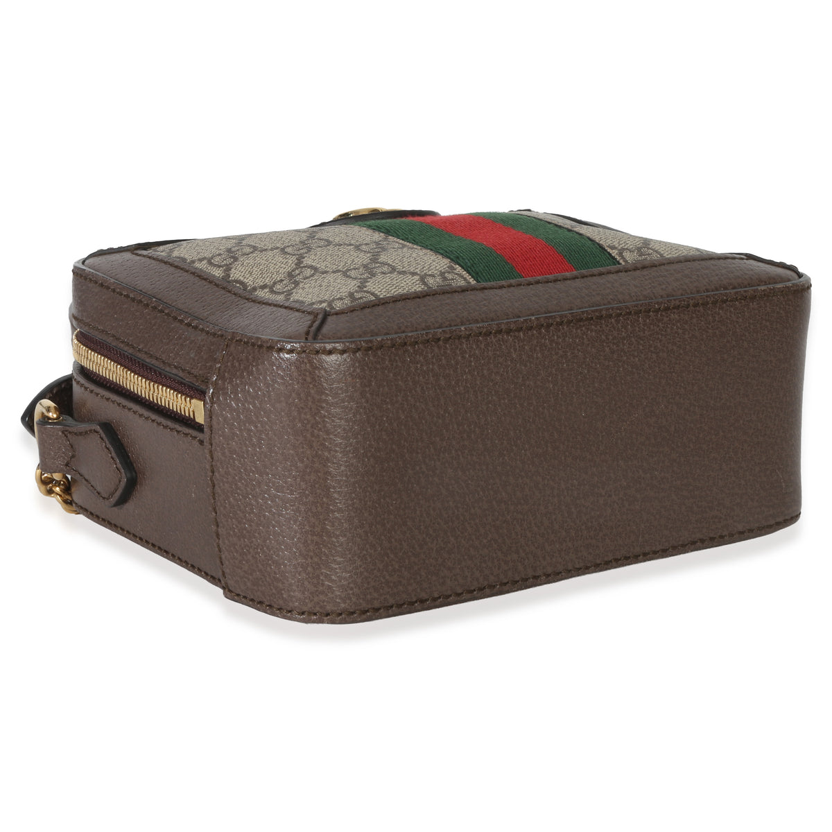 Gucci Beige Ebony Ophidia GG Mini Supreme Shoulder Bag Handbag clasp