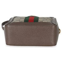 Gucci Beige Ebony Ophidia GG Mini Supreme Shoulder Bag Handbag stamp