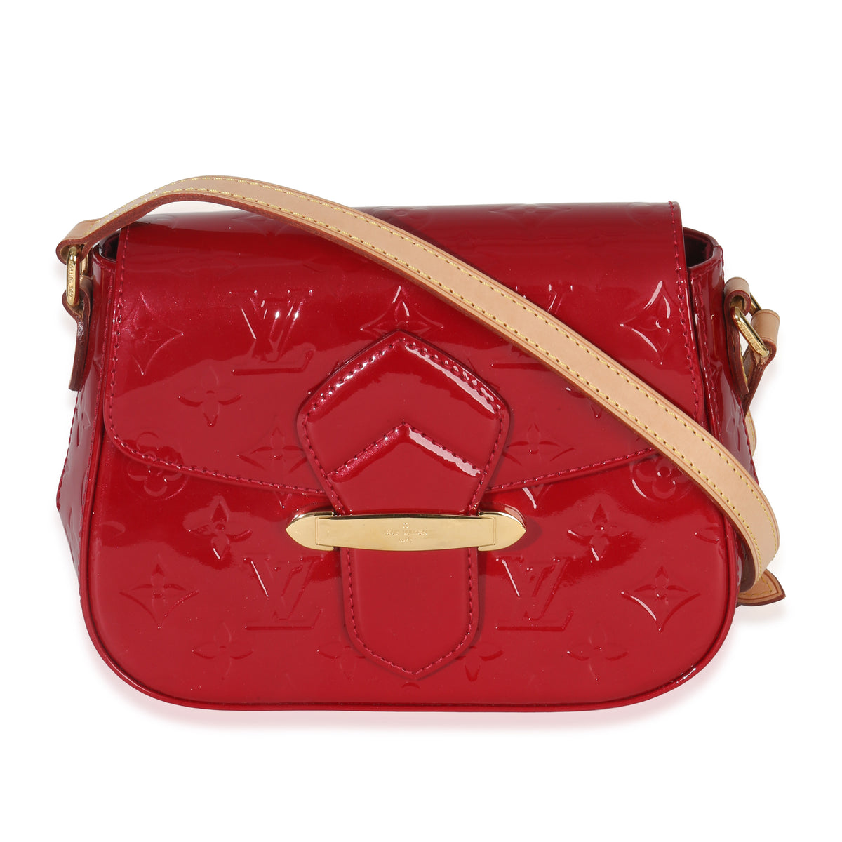 Louis Vuitton Pomme D'Amour Monogram Vernis Bellflower PM Handbag fv