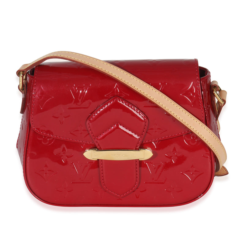 Louis Vuitton Pomme D'Amour Monogram Vernis Bellflower PM Handbag fv