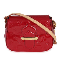 Louis Vuitton Pomme D'Amour Monogram Vernis Bellflower PM Handbag fv