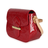 Louis Vuitton Pomme D'Amour Monogram Vernis Bellflower PM Handbag sv