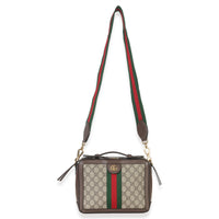 Gucci GG Supreme Small Ophidia Web Top Handle Handbag av