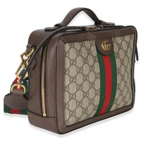 Gucci GG Supreme Small Ophidia Web Top Handle Handbag pv