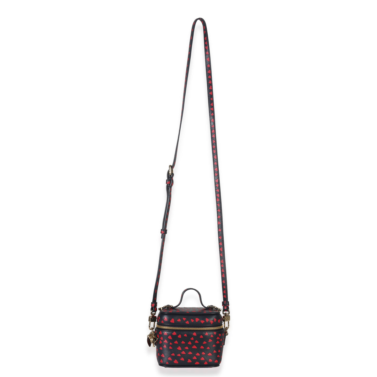 Christian Dior Blue Red Dioramour DiorTravel Micro Vanity Case Handbag av