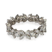 Tiffany & Co. Platinum Diamond Victoria Ring fv