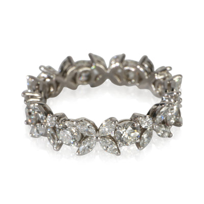Tiffany & Co. Platinum Diamond Victoria Ring fv