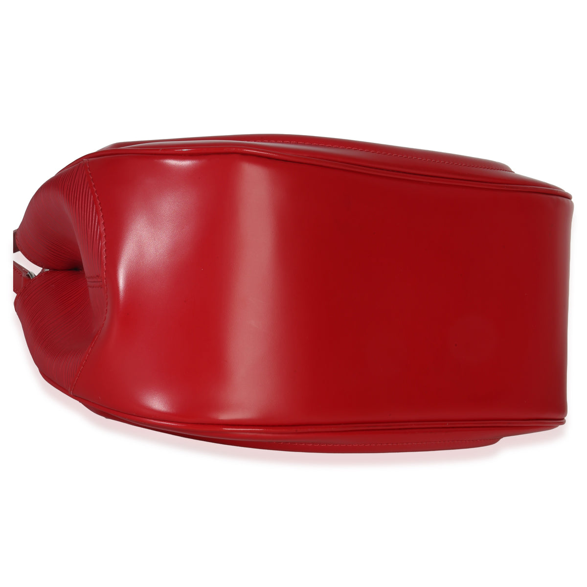 Louis Vuitton Red Epi Leather Montaigne Shoulder Bag Handbag clasp