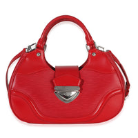 Louis Vuitton Red Epi Leather Montaigne Shoulder Bag Handbag fv