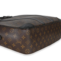 Louis Vuitton Black Monogram Canvas Porte Documents Briefcase Handbag clasp