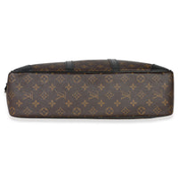 Louis Vuitton Black Monogram Canvas Porte Documents Briefcase Handbag stamp