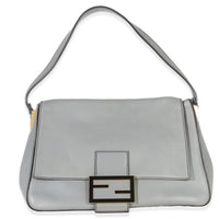 Fendi Grey Large Nappa Mamma Baguette Handbag fv