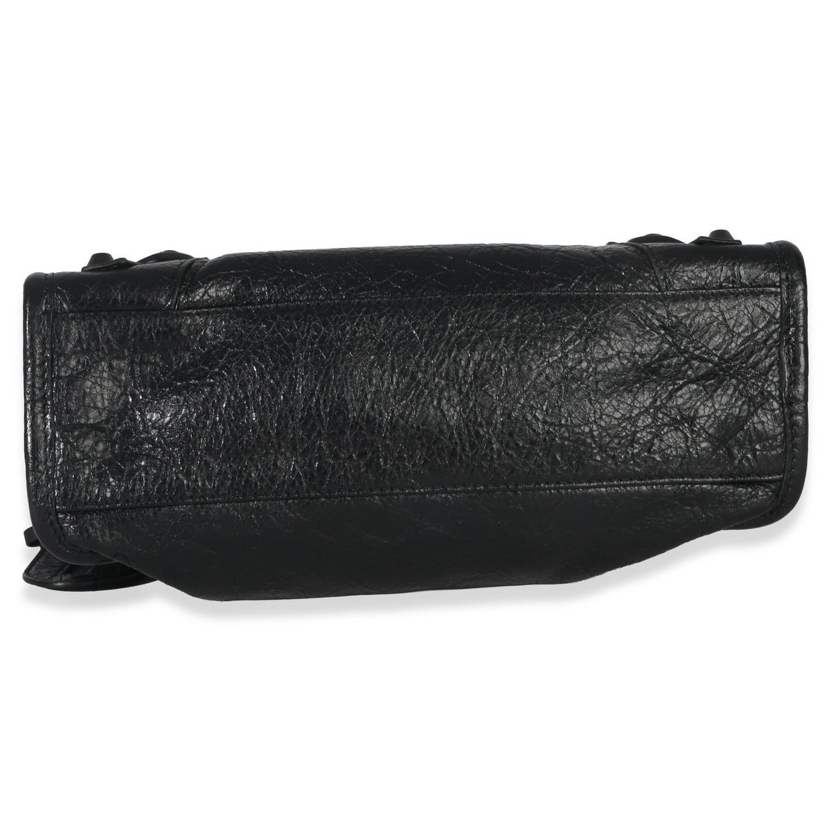 Balenciaga Black Agneau Classic Hardware Mini City Bag Handbag clasp