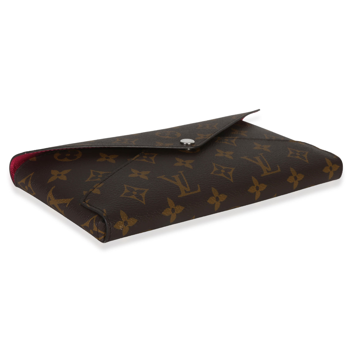 Louis Vuitton Pondichery Pink Monogram Canvas Kirigami Organizer Wallet Wallet clasp
