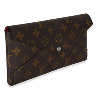 Louis Vuitton Pondichery Pink Monogram Canvas Kirigami Organizer Wallet Wallet pv