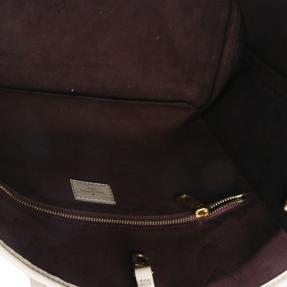 Louis Vuitton Turtledove Giant Monogram Empreinte Neverfull MM Handbag ad1