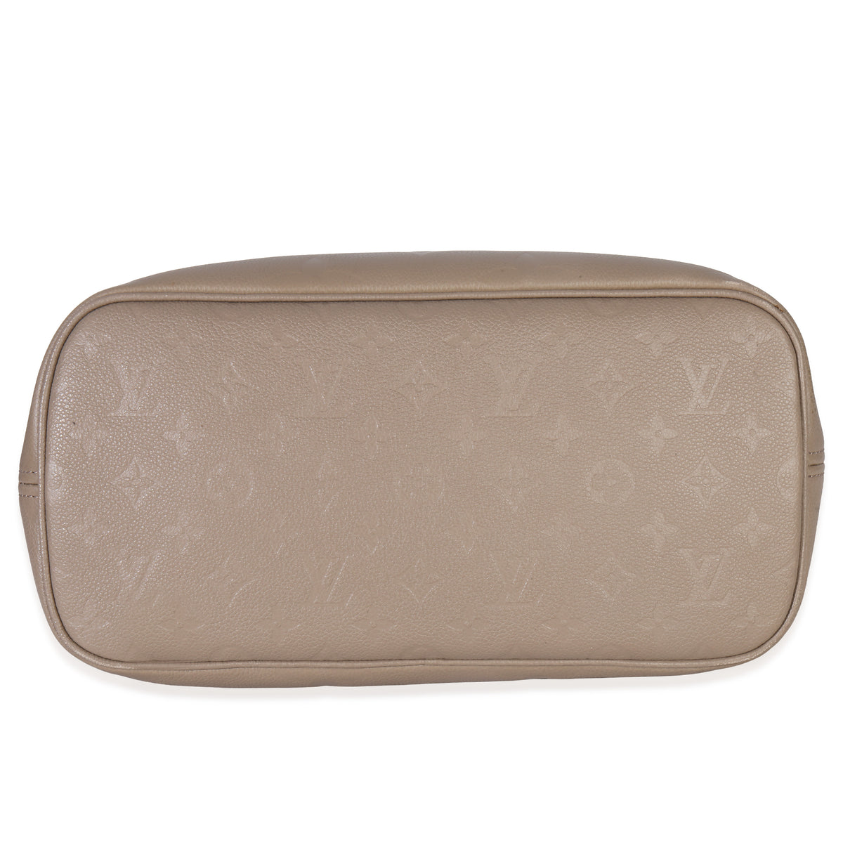 Louis Vuitton Turtledove Giant Monogram Empreinte Neverfull MM Handbag stamp