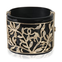 Chanel 2009 Wide Resin & Strass Bracelet pv