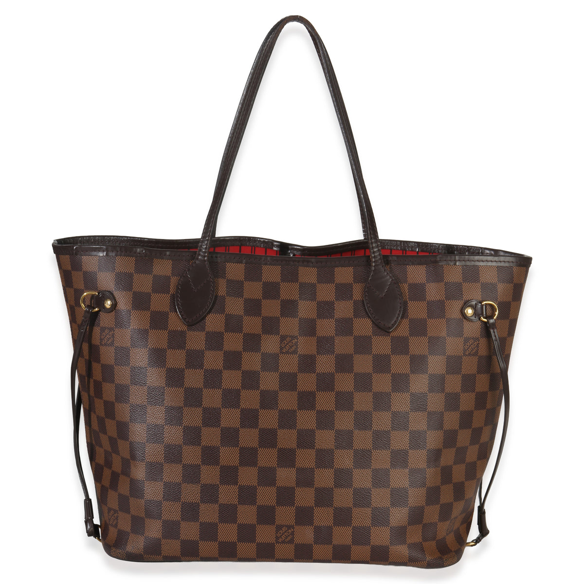 Louis Vuitton Damier Ebene Canvas Neverfull MM Handbag bv