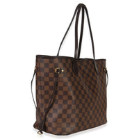 Louis Vuitton Damier Ebene Canvas Neverfull MM Handbag pv