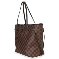 Louis Vuitton Damier Ebene Canvas Neverfull MM Handbag sv