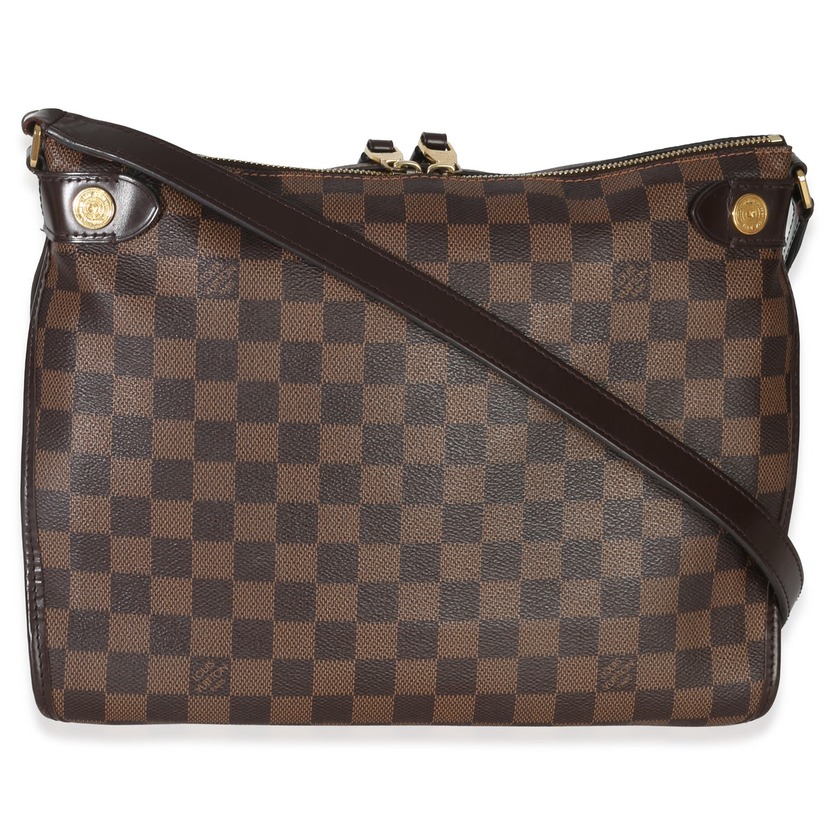 Louis Vuitton Damier Ebene Canvas Duomo Messenger Bag Handbag bv