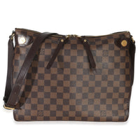 Louis Vuitton Damier Ebene Canvas Duomo Messenger Bag Handbag fv