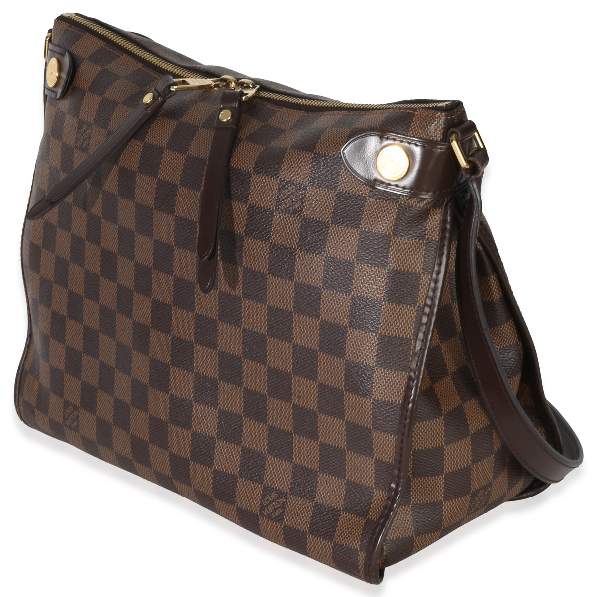 Louis Vuitton Damier Ebene Canvas Duomo Messenger Bag Handbag sv