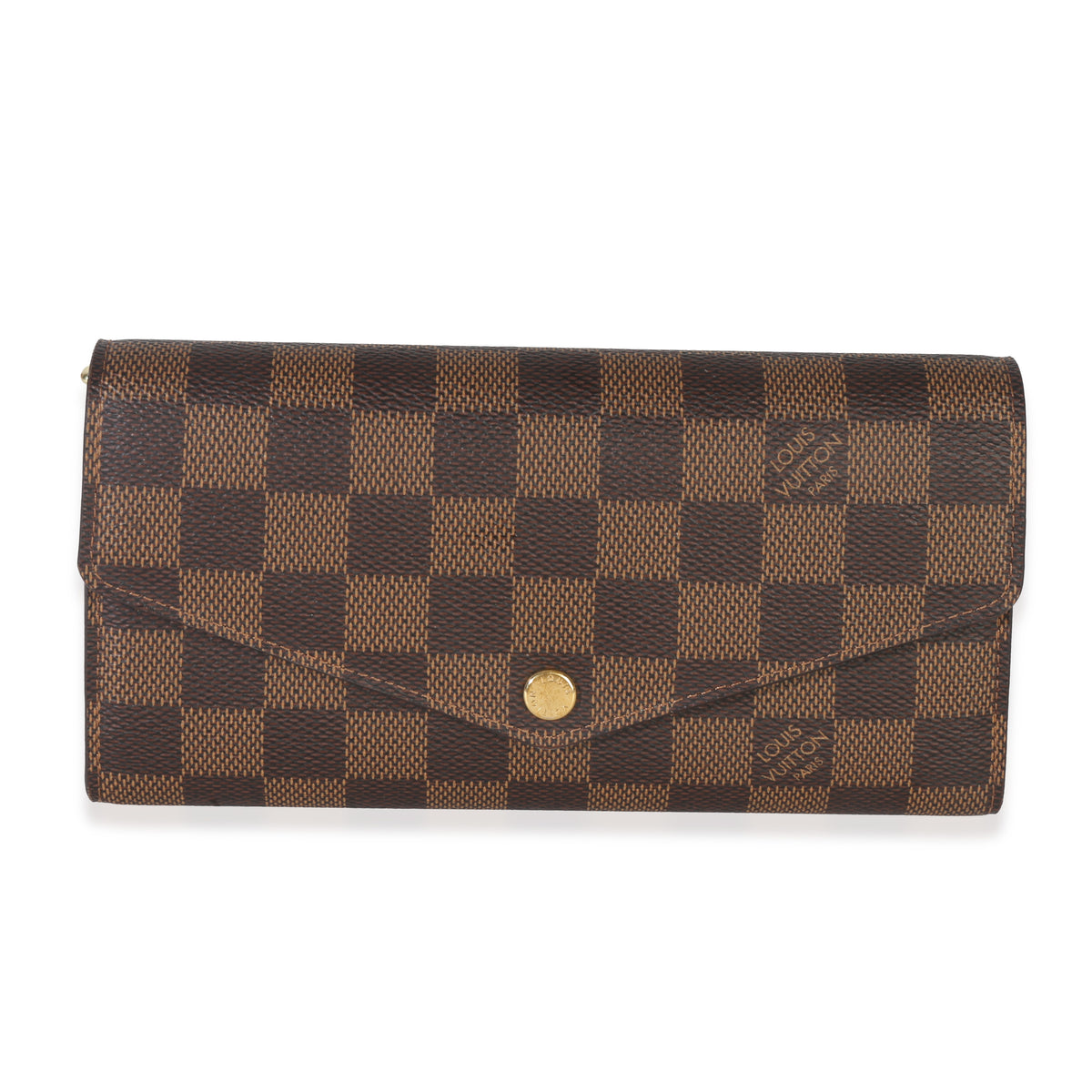 Louis Vuitton Damier Ebene Canvas Sarah Wallet Wallet fv