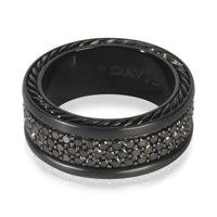 David Yurman Sterling Silver Diamond Streamline Ring sv